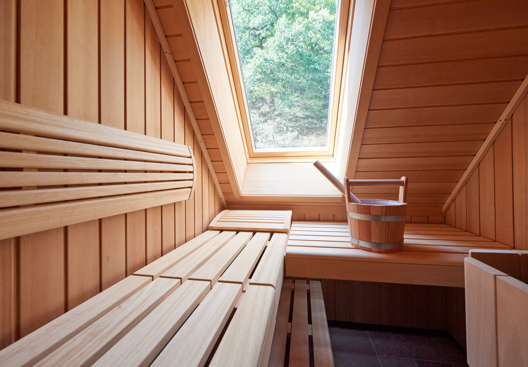 Entspannende Sauna im Schwarzwald